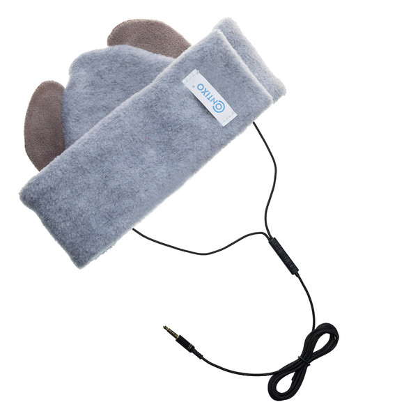 H1 Adjustable Fleece Headband Headphones, Elephant