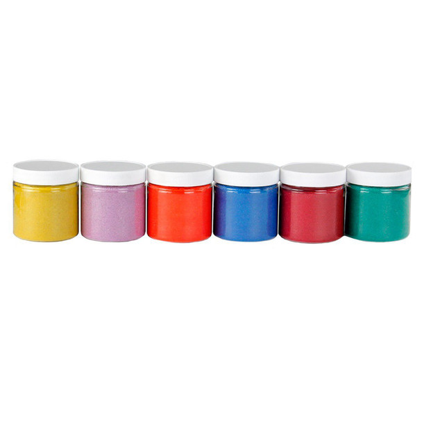 Colored Sand, 6 oz. Jars, 6 Colors Colored Sand, 6 oz. Jars, 6 Colors