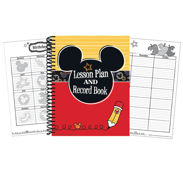 Mickey® Color Pop! Lesson Plan & Record Book, Pack of 2 Mickey® Color Pop! Lesson Plan & Record Book, Pack of 2