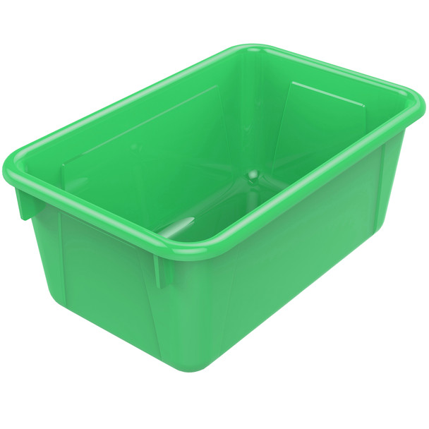 Small Cubby Bin, Green, Pack of 5