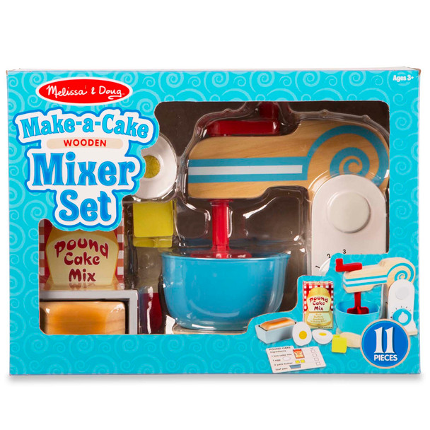 Wooden Make-a-Cake Mixer Set Wooden Make-a-Cake Mixer Set