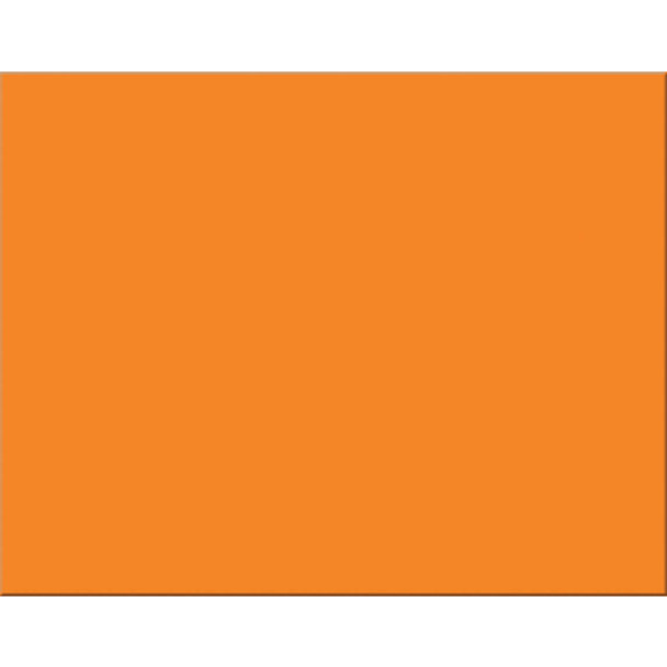 4-Ply Railroad Board, Orange, 22" x 28", 25 Sheets