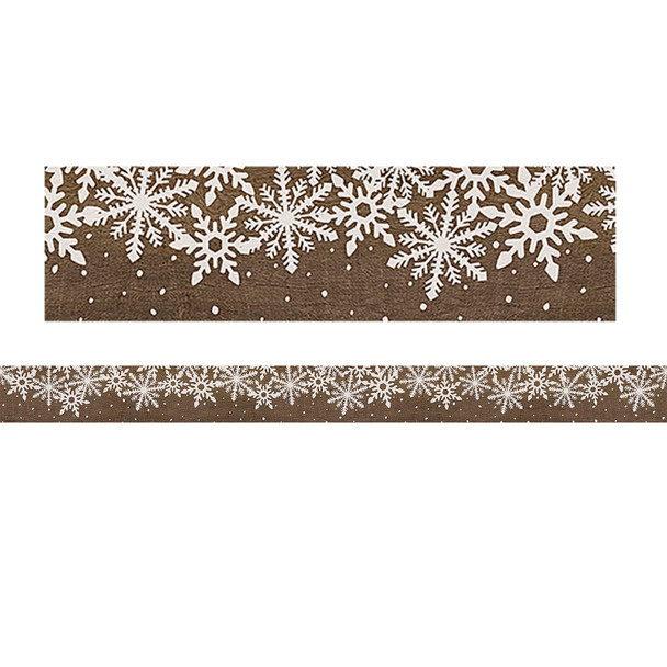 Home Sweet Classroom Winter Straight Border Trim, 35 Feet Per Pack, 6 Packs