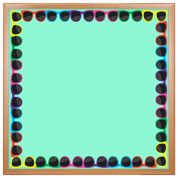 Sunglasses Die-Cut Border, 12 Strips/36 Feet Per Pack, 6 Packs Sunglasses Die-Cut Border, 12 Strips/36 Feet Per Pack, 6 Packs