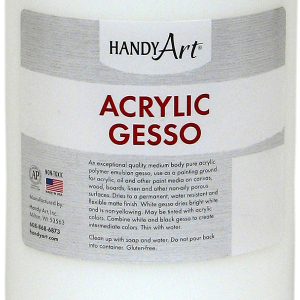 Acrylic Gesso, 32 oz. Acrylic Gesso, 32 oz.