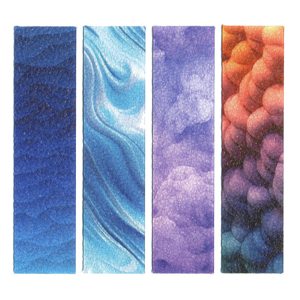 Zen Strips, Sand Gradient Set 2, 4 Per Set, 6 Sets Zen Strips, Sand Gradient Set 2, 4 Per Set, 6 Sets