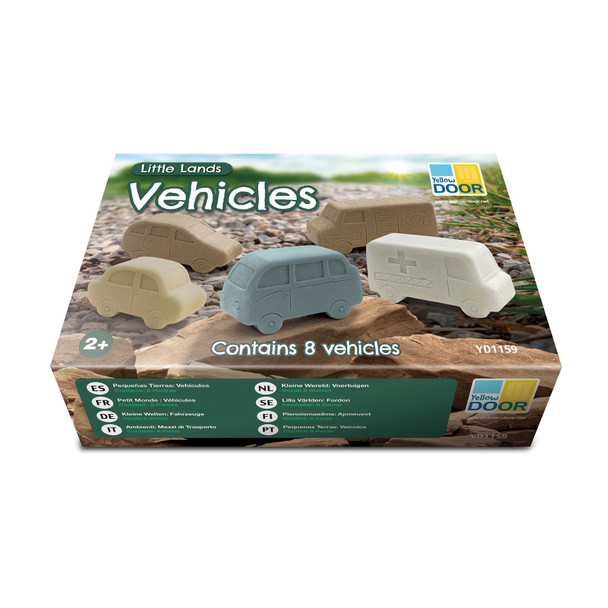 Little Lands Vehicles, Set of 8 Little Lands Vehicles, Set of 8