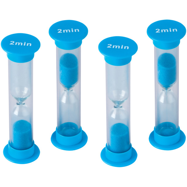 Sand Timers, Small, 2 Minute, 4 Per Pack, 6 Packs Sand Timers, Small, 2 Minute, 4 Per Pack, 6 Packs