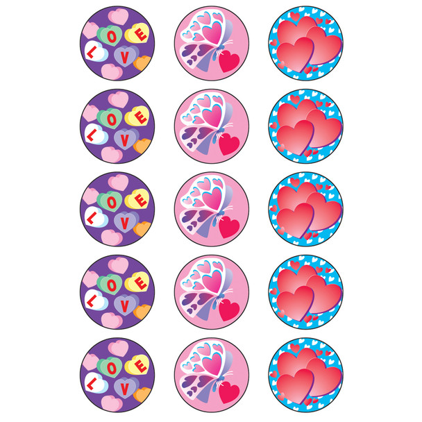 Valentine's Day/Cherry Stinky Stickers®, 60 Per Pack, 6 Packs Valentine's Day/Cherry Stinky Stickers®, 60 Per Pack, 6 Packs