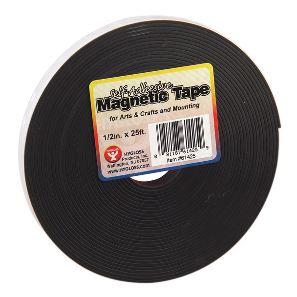 Magnetic Strips, 0.5" x 300" Per Roll, 3 Rolls Magnetic Strips, 0.5" x 300" Per Roll, 3 Rolls