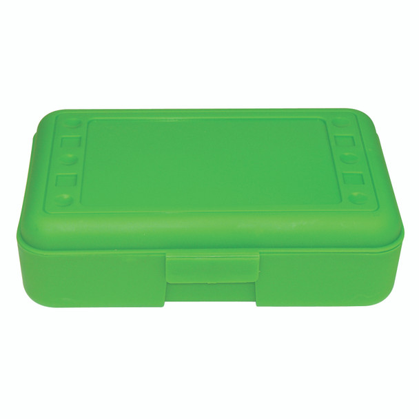 Pencil Box, Lime Opaque, Pack of 12 Pencil Box, Lime Opaque, Pack of 12