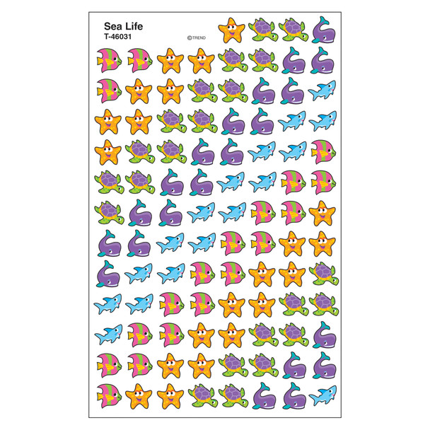 Sea Life superShapes Stickers, 800 Per Pack, 6 Packs Sea Life superShapes Stickers, 800 Per Pack, 6 Packs