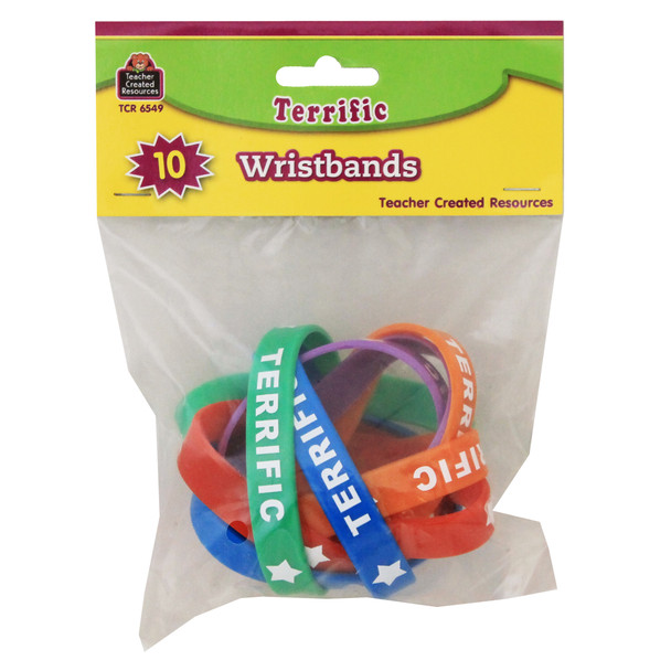Terrific Wristbands, 10 Per Pack, 6 Packs Terrific Wristbands, 10 Per Pack, 6 Packs