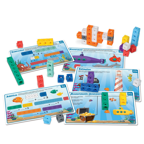 Mathlink® Cubes Kindergarten Math Activity Set: Sea Adventures! Mathlink® Cubes Kindergarten Math Activity Set: Sea Adventures!