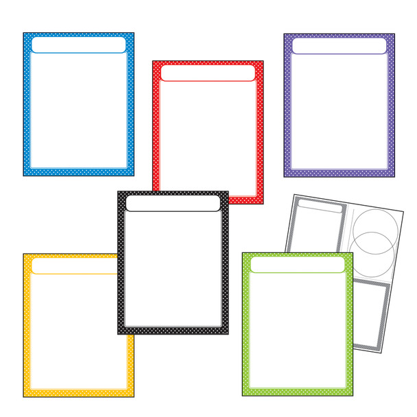 Polka Dots Learning Charts Combo Pack, Set of 6