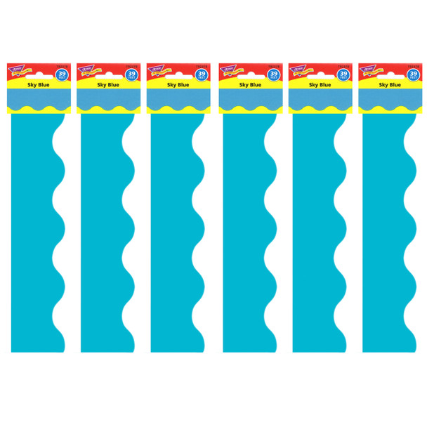 Sky Blue Terrific Trimmers®, 39 Feet Per Pack, 6 Packs