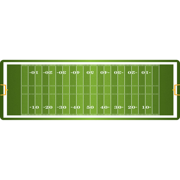 The Original Fun Mat™, Mat Runner, 15.5" x 47", Football Field