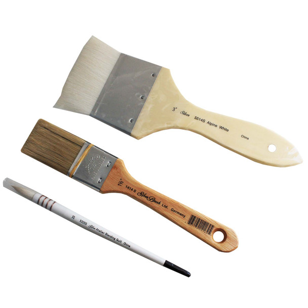 Blending Mix Traditional Background Brush Set, 3 Brushes