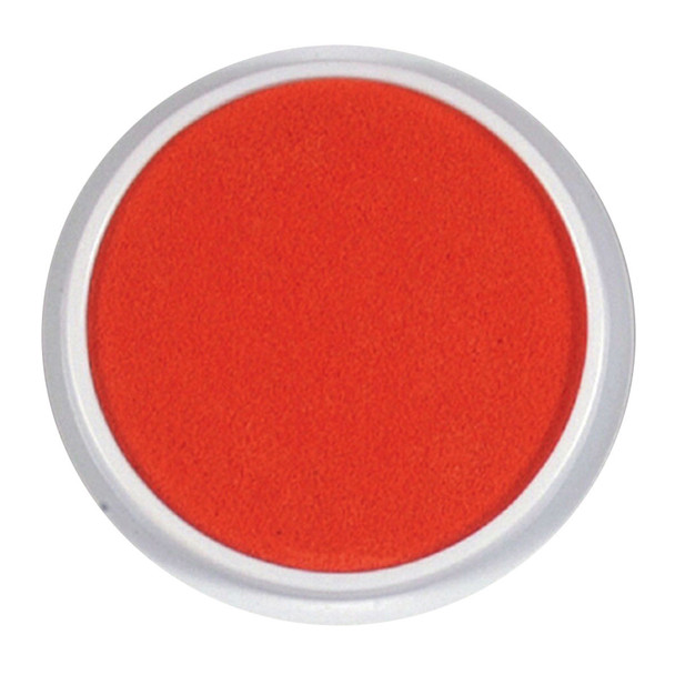 Jumbo Circular Washable Stamp Pad - Orange - 5.75" dia. - Pack of 6 Jumbo Circular Washable Stamp Pad - Orange - 5.75" dia. - Pack of 6
