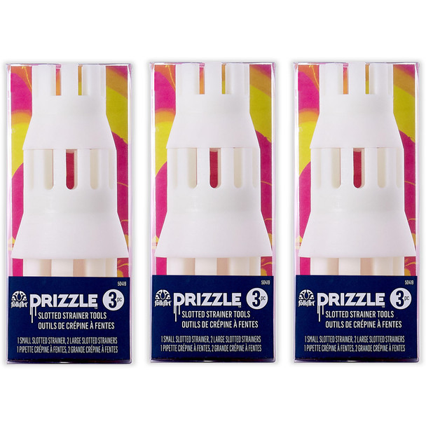 Drizzle Slot Strainer Pour Tool Set, 3 Per Set, 3 Sets