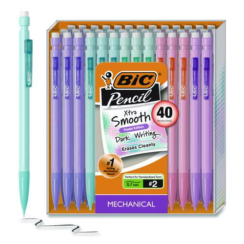 Mechanical Pencil Xtra Life, Pastel Colors, 40 Count