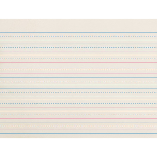 Newsprint Handwriting Paper, Dotted Midline, Grade 2, 1/2" x 1/4" x 1/4" Ruled Long, 10.5" x 8", 500 Sheets Per Pack, 3 Packs Newsprint Handwriting Paper, Dotted Midline, Grade 2, 1/2" x 1/4" x 1/4" Ruled Long, 10.5" x 8", 500 Sheets Per Pack, 3 Packs