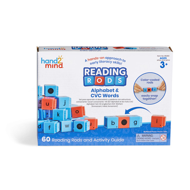 Reading Rods Alphabet and CVC Words Set Reading Rods Alphabet and CVC Words Set