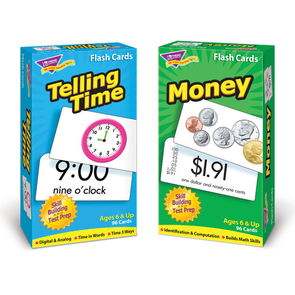 Time and Money Skill Drill Flash Cards Assortment Time and Money Skill Drill Flash Cards Assortment