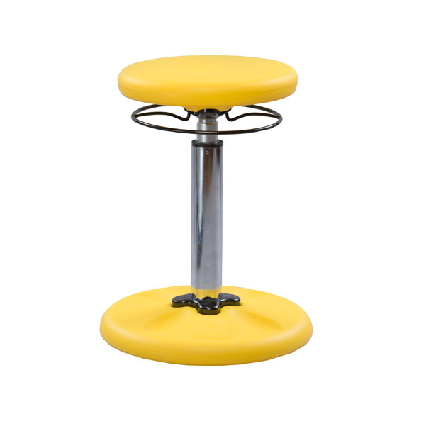 Kids Adjustable Tall Wobble Chair 16.5-24", Yellow