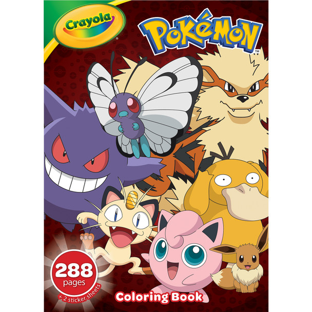Pokémon Coloring Book, 288 Coloring Pages, Pack of 3