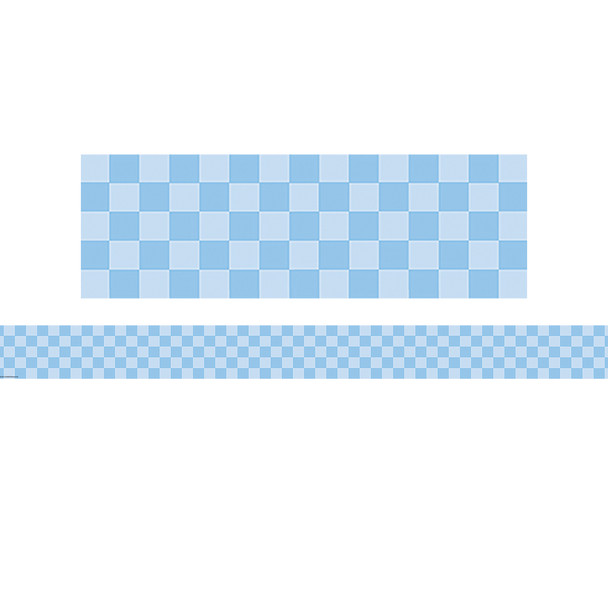 Checkers Scalloped Border Trim, 35 Feet Per Pack, 6 Packs
