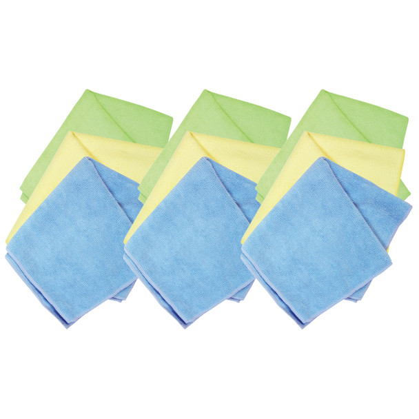 Microfiber Detailing Towels, 14" x 14", 3 Per Pack, 3 Packs