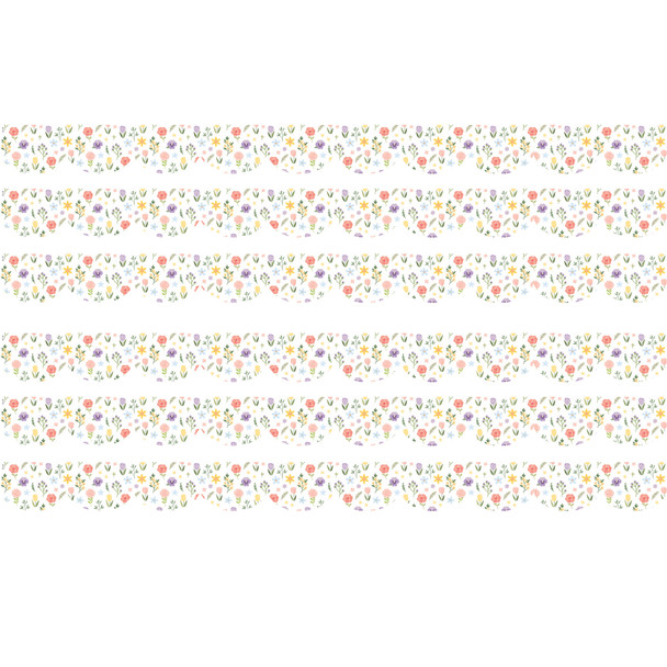 Cottagecore Die-Cut Border Trim, 35 Feet Per Pack, 6 Packs