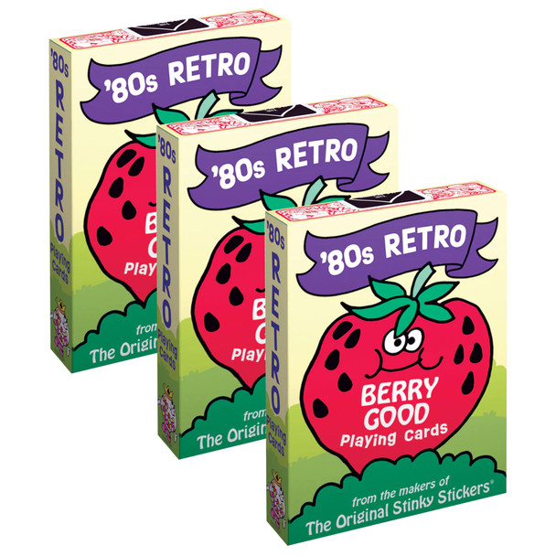 80's Retro Playing Cards, 56 Per Pack, 3 Packs