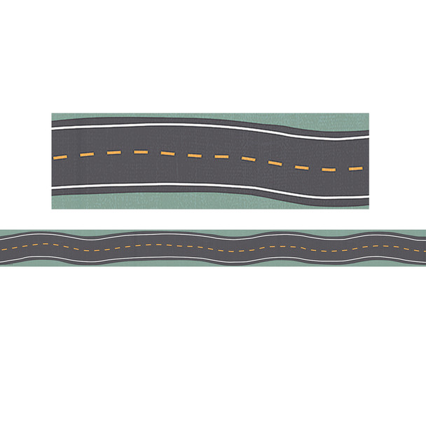 Road Trip Straight Border Trim, 35 Feet Per Pack, 6 Packs
