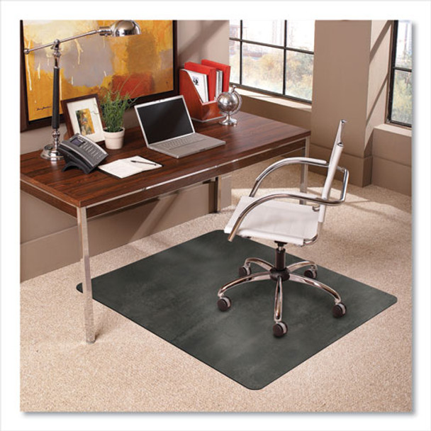 TrendSetter Chair Mat for Medium Pile Carpet, 36 x 48, Pewter