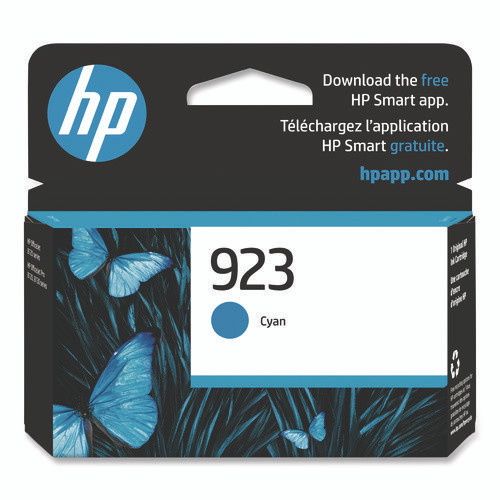 HP 923 (4K0T0LN) Cyan Original Ink Cartridge