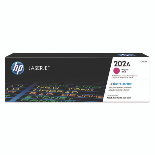 HP 202A, (CF503A) Magenta Original LaserJet Toner Cartridge