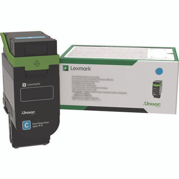 75M1XC0 Toner, 11,700 Page-Yield, Cyan