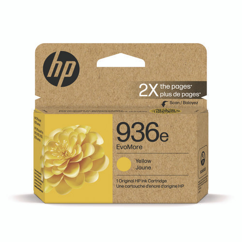 HP 936E, (4S6V5LN) Yellow Original Ink Cartridges