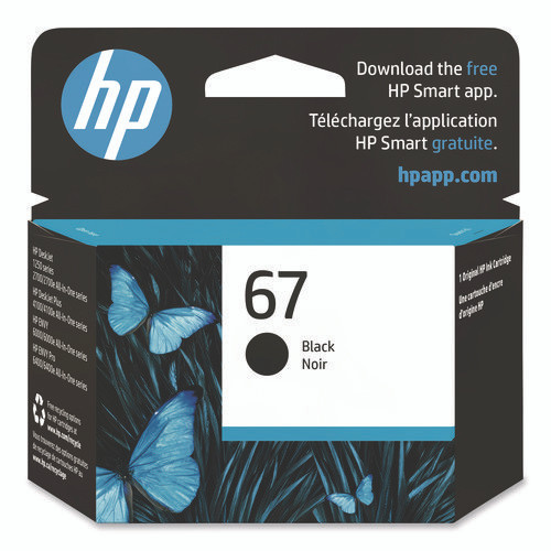 HP 67, (3YM56AN) Black Original Ink Cartridge