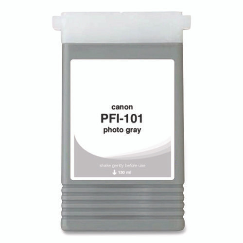 Compatible Photo Gray Ink, Replacement for PFI-101 (0893B001AA), 130 mL