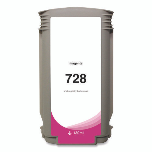 Compatible Magenta Ink, Replacement for 728 (F9J66A), 130 mL