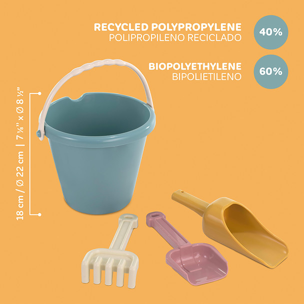 ECO Junior Sand Set, Pastel Colors ECO Junior Sand Set, Pastel Colors