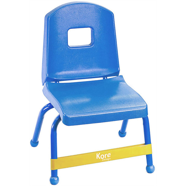 Fidget Kick Bands, Silicone, 12" to 24", Yellow, Pack of 10