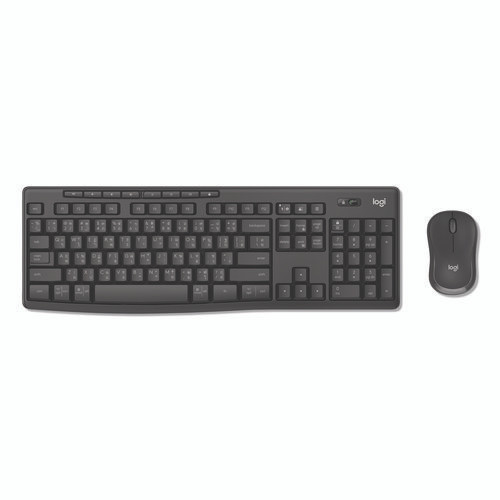 MK370 Combo for Business, 33 ft Wireless Range, Graphite