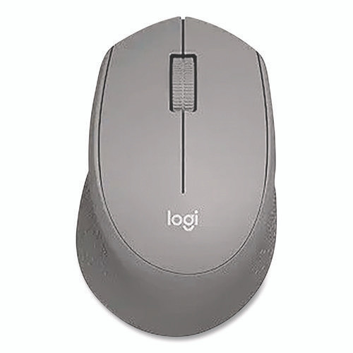 M330 Silent Plus Mouse, 2.4 GHz Frequency/33 ft Wireless Range, Right Hand Use, Gray
