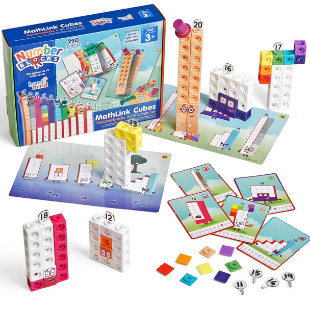 Numberblocks MathLink® Cubes 11–20 Activity Set Numberblocks MathLink® Cubes 11–20 Activity Set