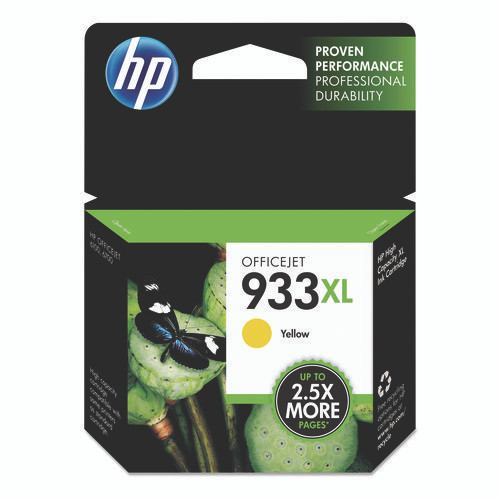 HP 933XL, (CN056AN) High-Yield Yellow Original Ink Cartridge