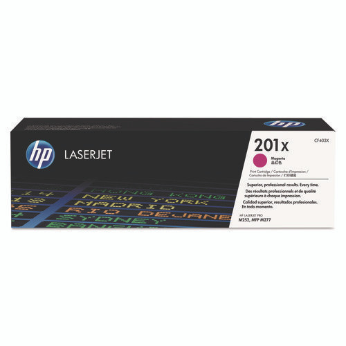HP 201X, (CF403X) High-Yield Magenta Original LaserJet Toner Cartridge